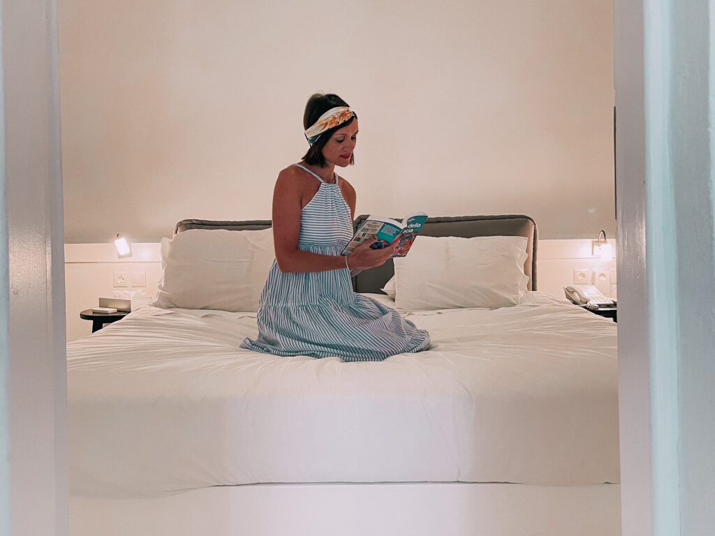 mi trovo in un hotel di lusso di Mykonos