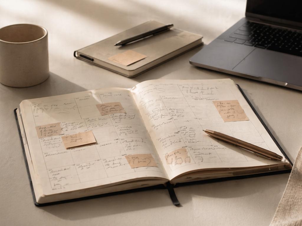 agenda piena di appuntamenti e call fissate