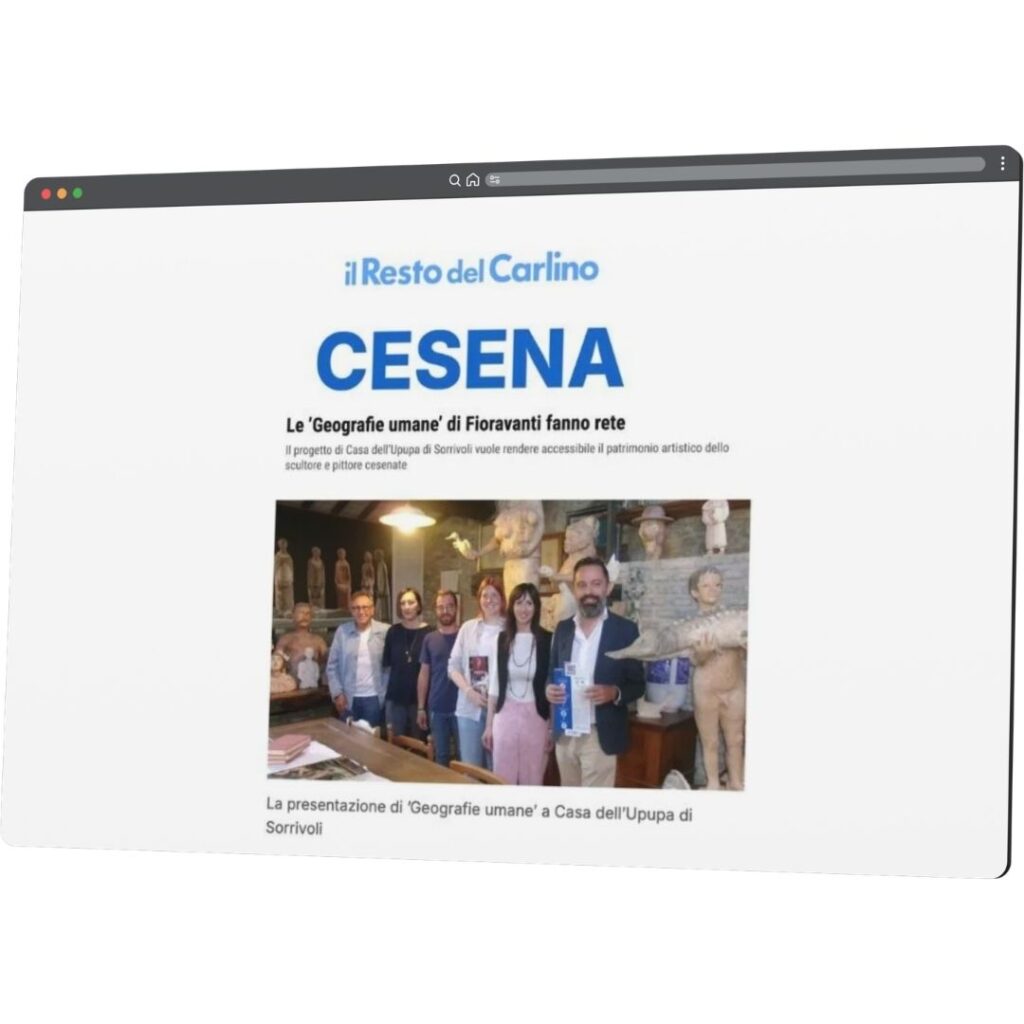 articolo uscito su Il Resto del Carlino in merito. a Geografie Umane